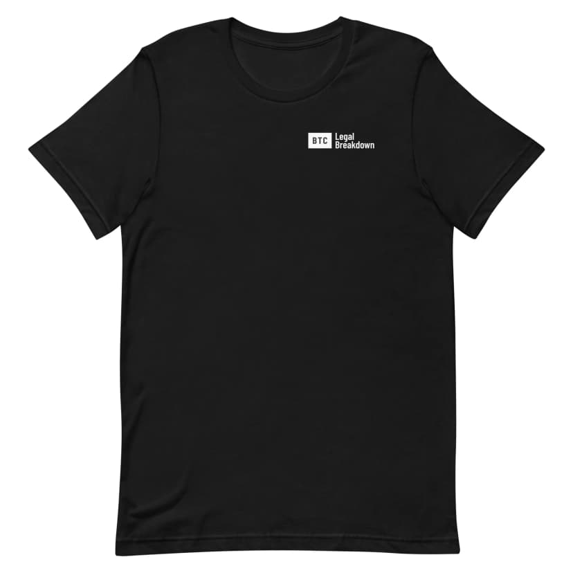 Legal Breakdown Unisex T-shirt - Black/Navy